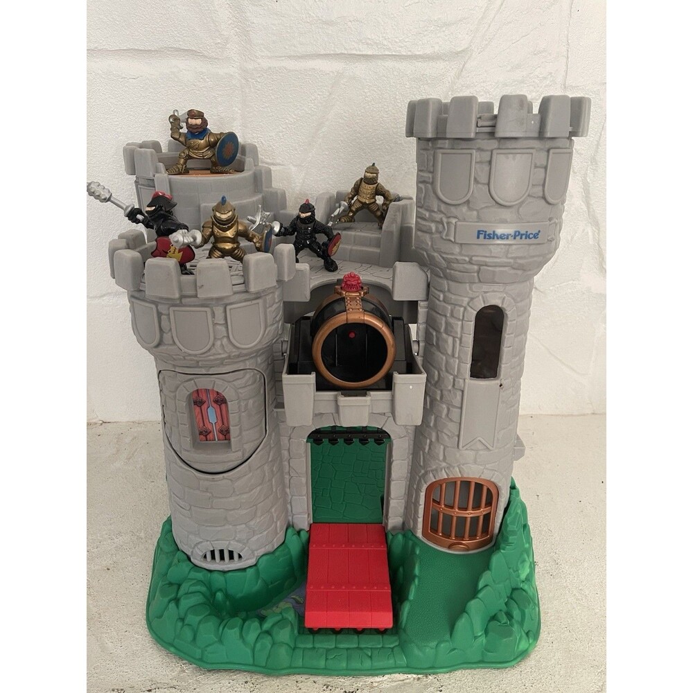 Vintage Fisher-Price 1994 Great Adventures Castle Playset with Knights